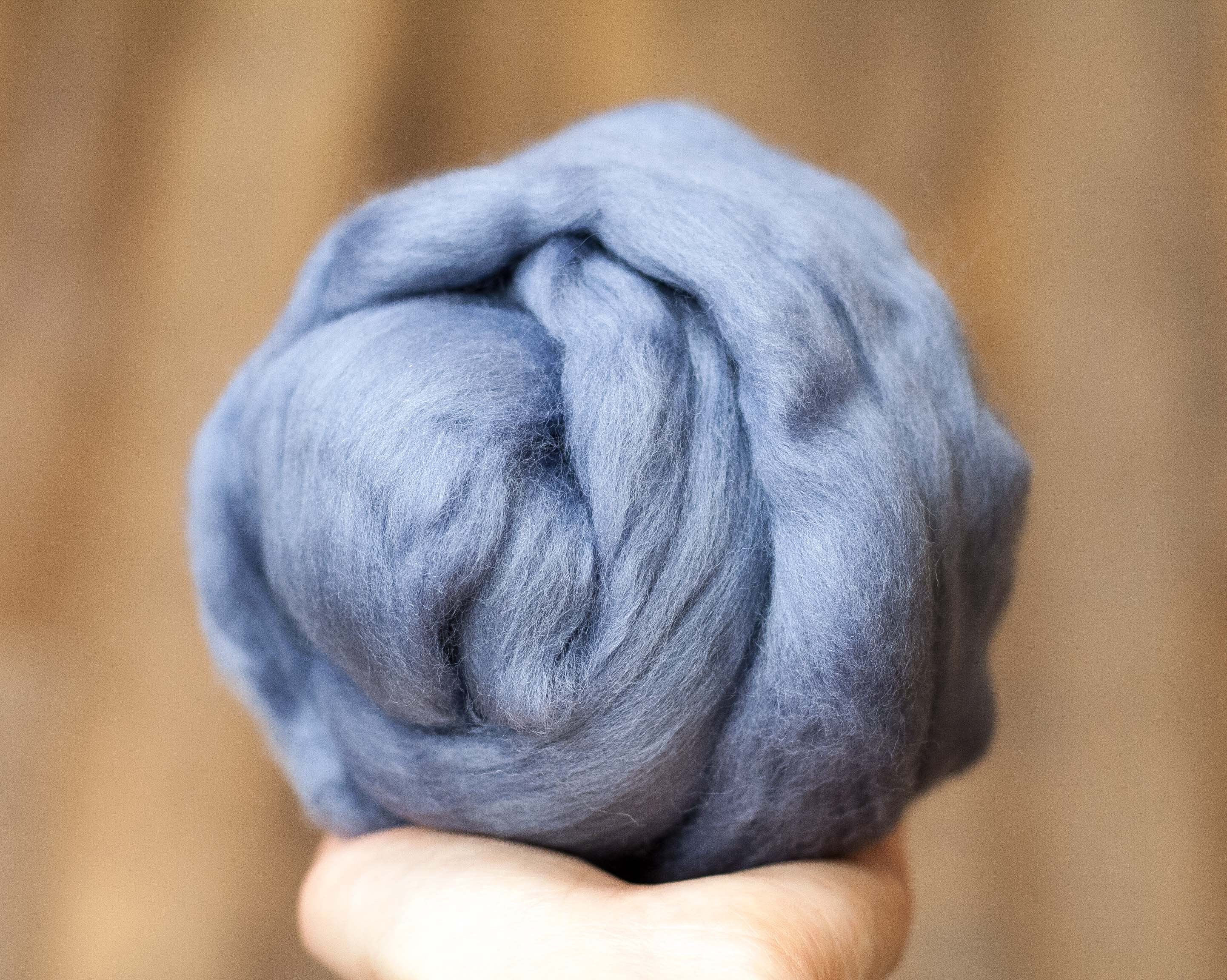 Blue Heron - Merino Wool Roving – Grey Fox Felting