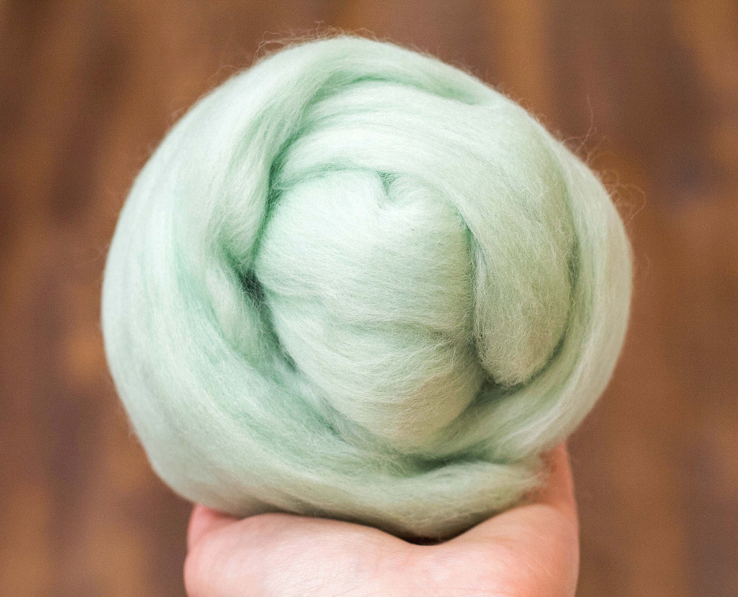 Mint Green - Merino Wool Roving