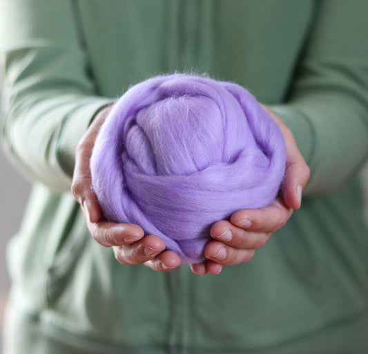 Lavender - Merino Wool Roving