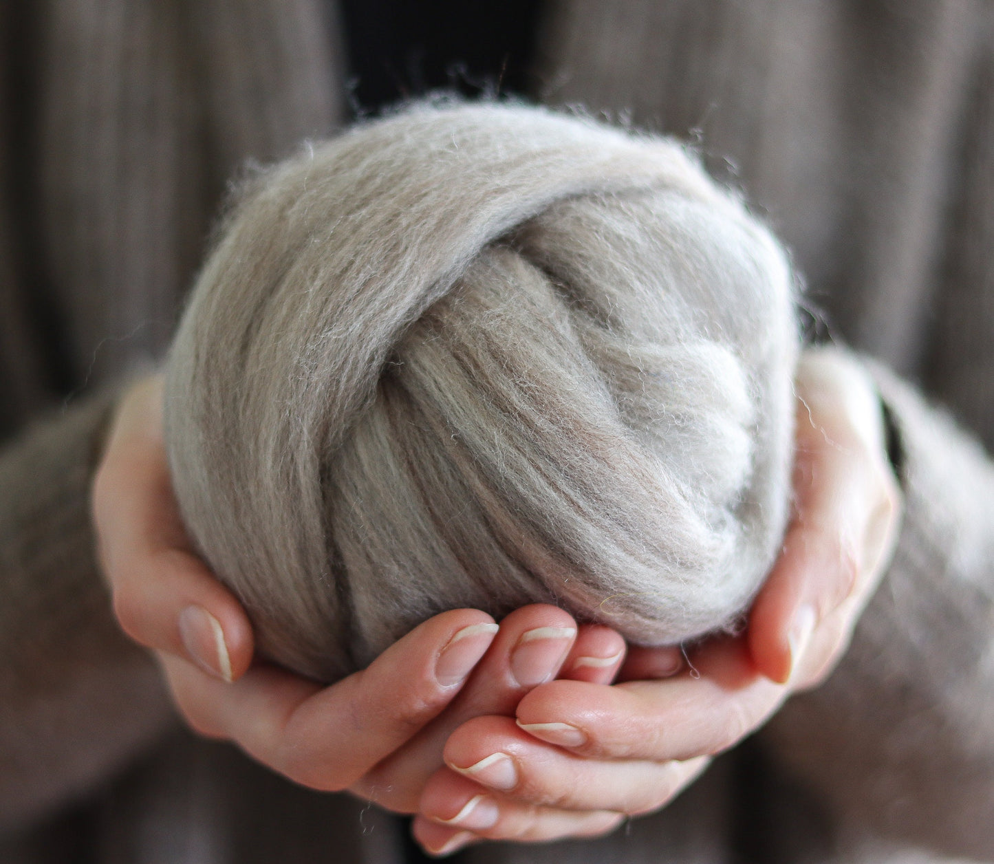 Silver Birch - Merino Wool Roving