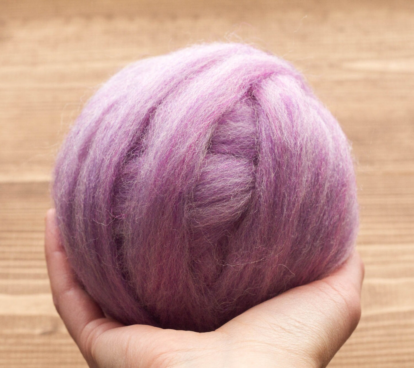 Lilac - Wool Roving