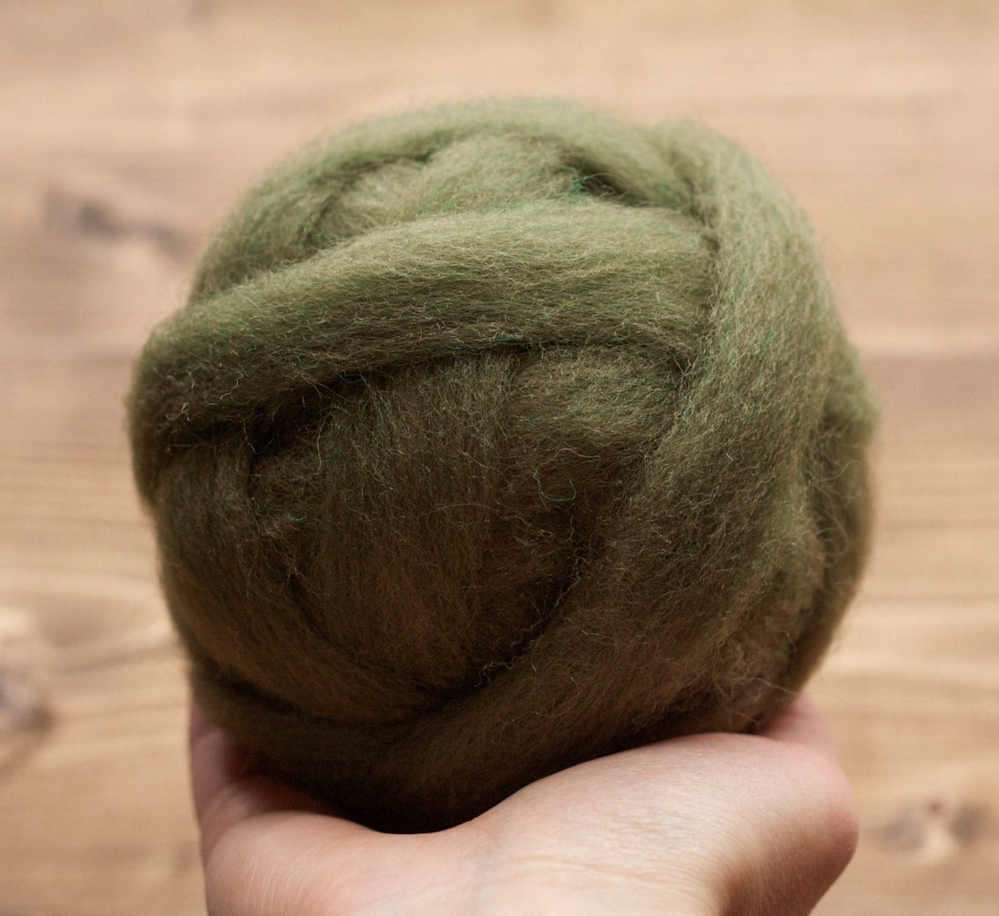 Fern Green - Wool Roving