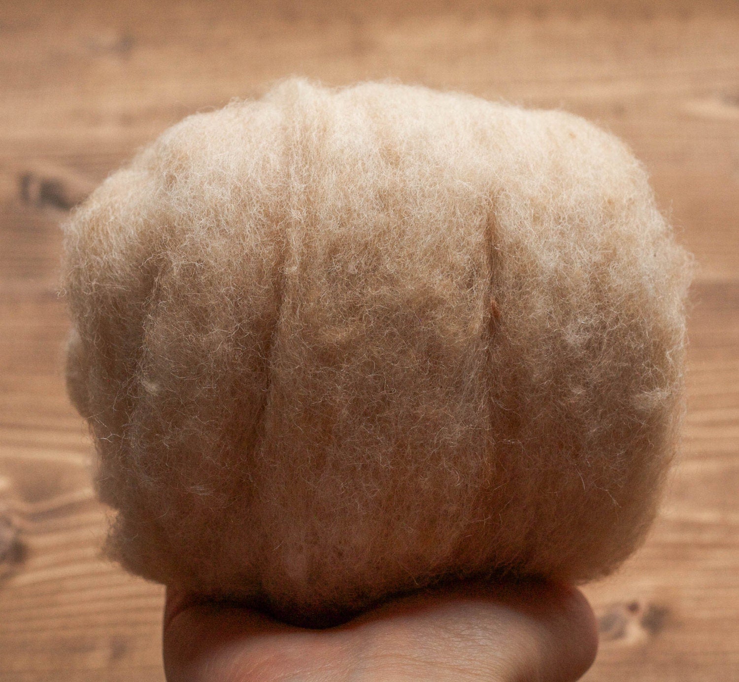 Sand - Carded Wool Batting for Needle Felting, Wet Felting, and Spinni ...