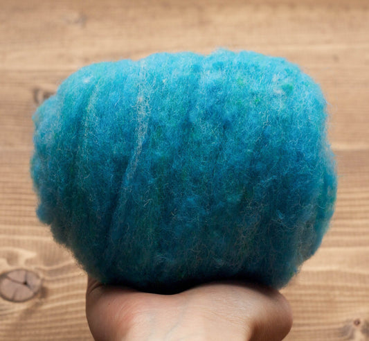Cerulean Blue - Wool Batting