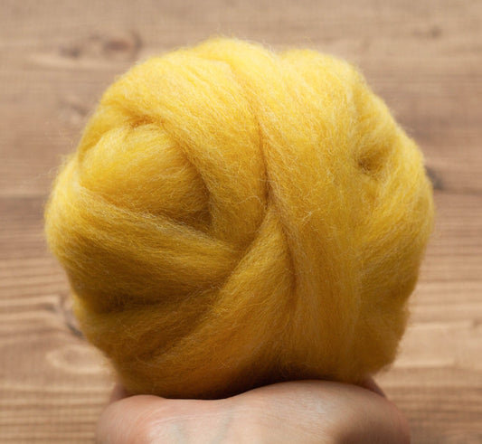 Forsythia Yellow - Wool Roving