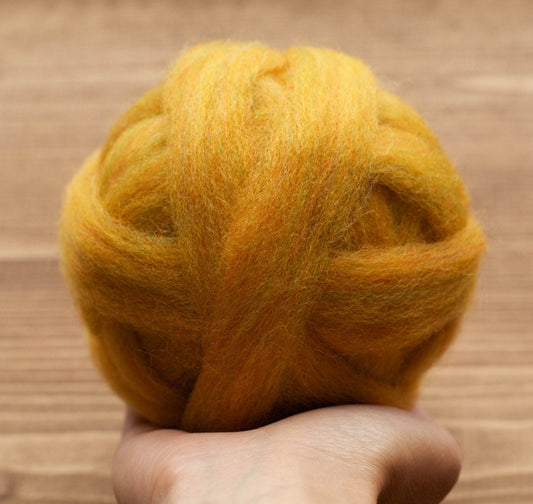 Butterscotch - Wool Roving
