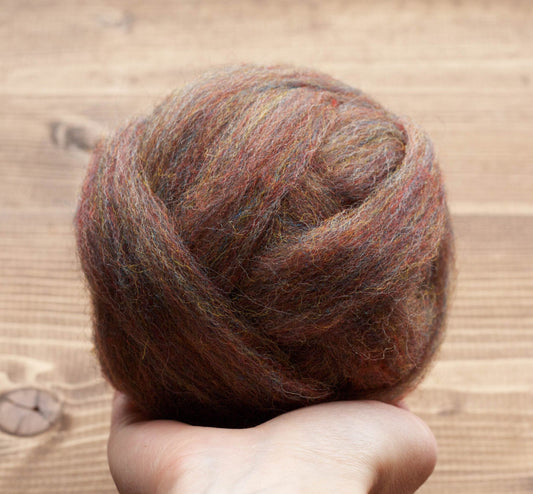 Brown Opal - Wool Roving